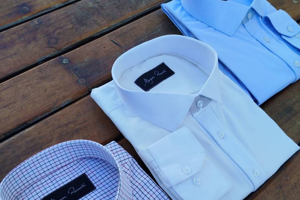 Detalhes de camisa sob medida