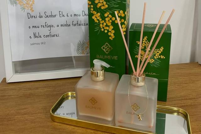 Kit difusor e sabonete acácia
