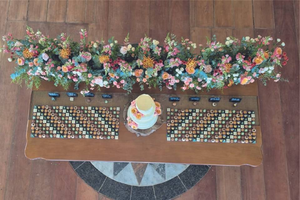 Mosaico de doces   campos