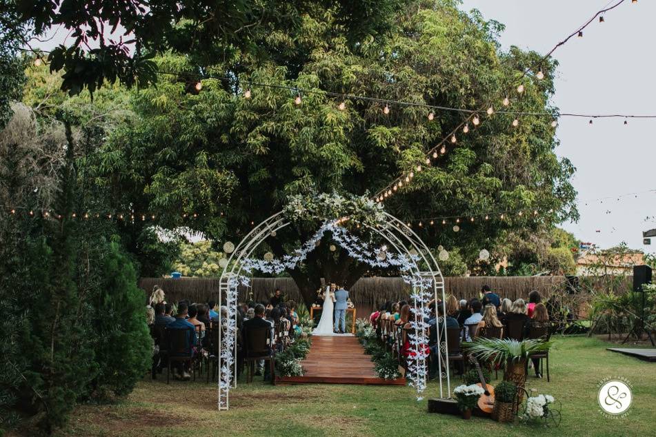 Casamento ao ar livre