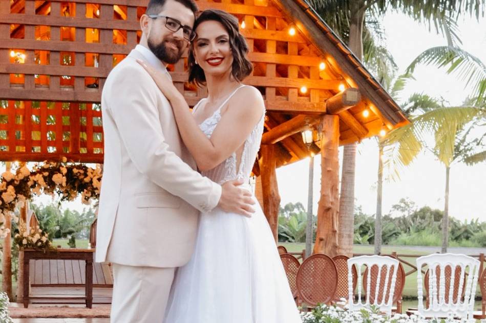 Casal noivos