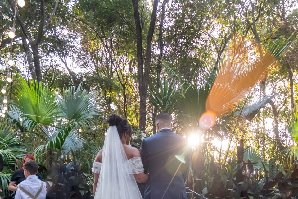 Luz e paz no altar