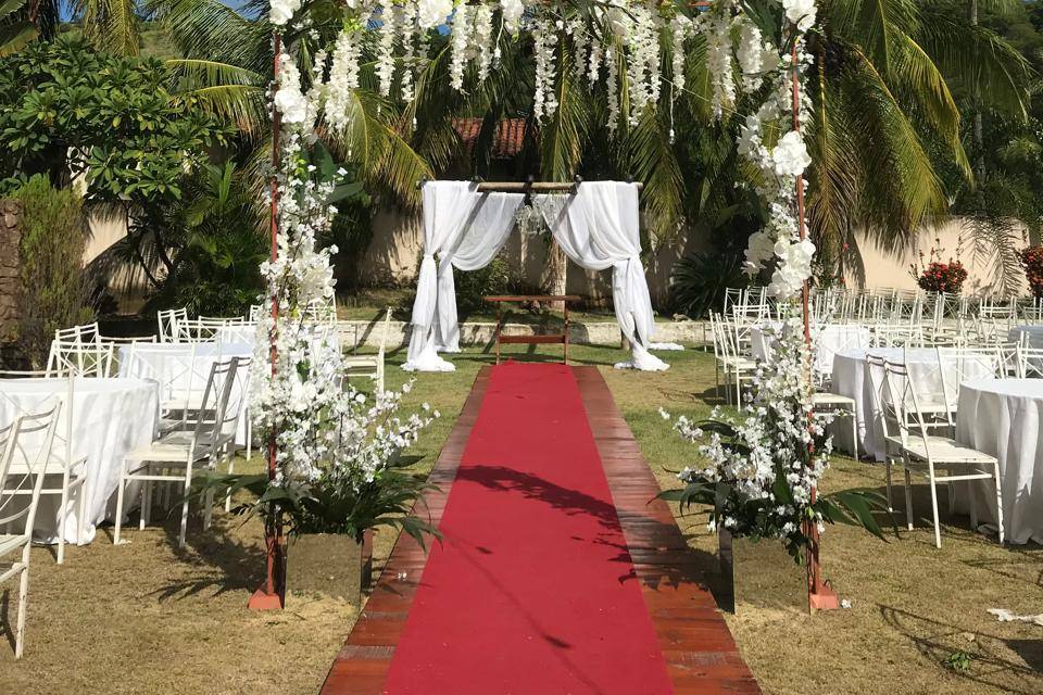 Trave decorada