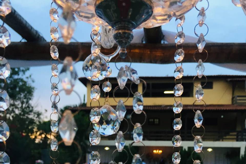 Detalhe em forma de cristal
