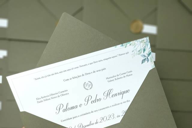 Convite de casamento