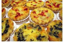 Quiches pedido entregue