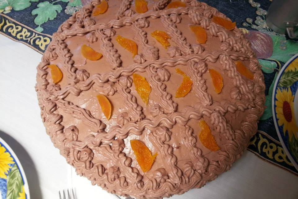 Torta doce damasco