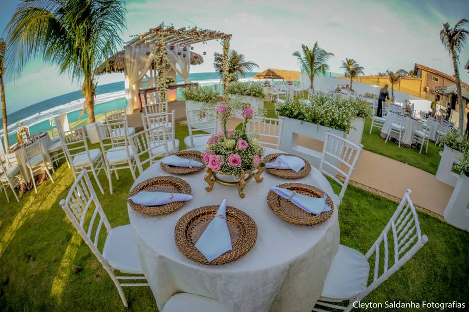 Decoração de um casamento