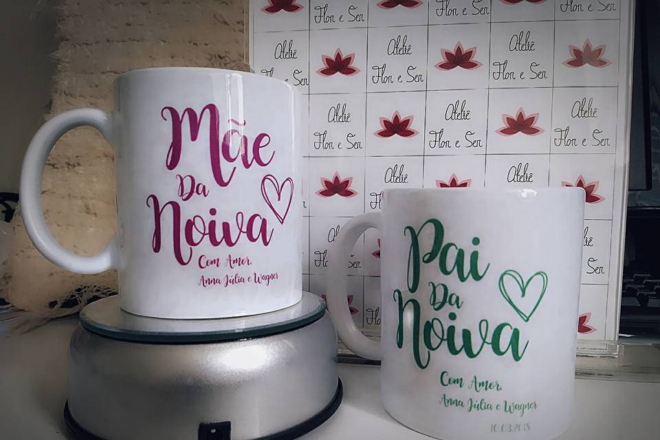 Caneca porcelana