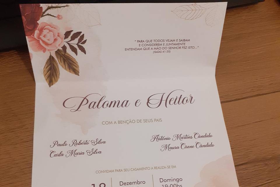 Convite Casamento