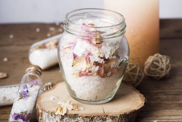 Sais de banho funcionais