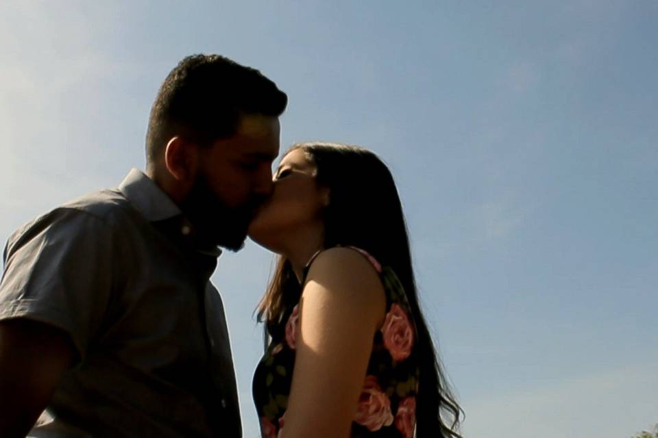 O 1º beijo - Lazaro e Andreia