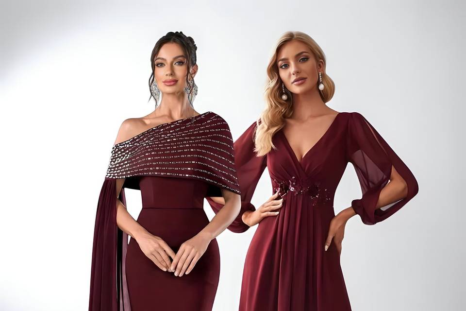 Vestidos de Madrinha Marsala