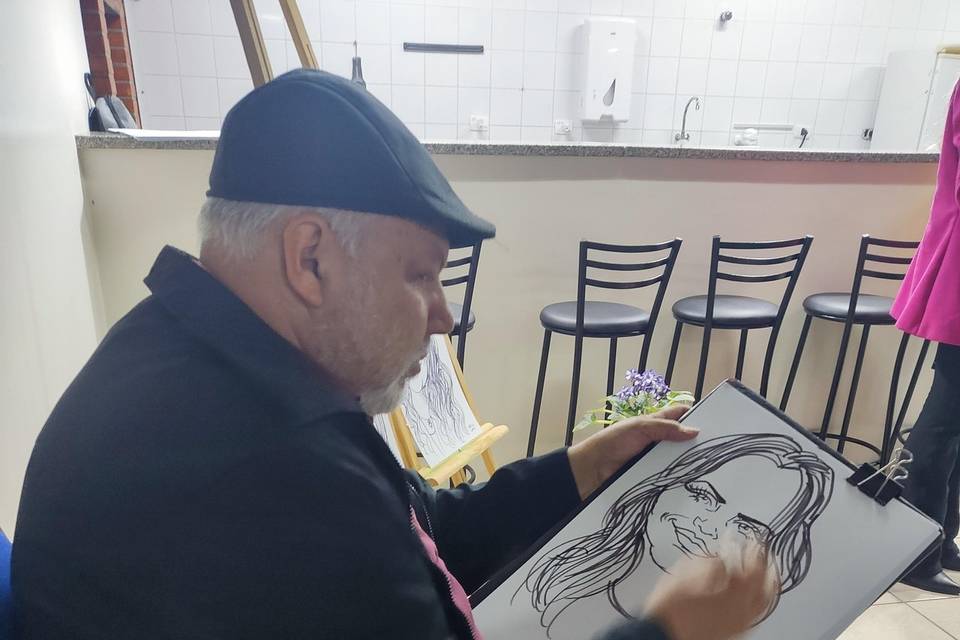 Cada caricatura demora 3 min.