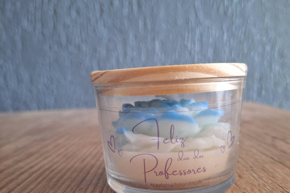 Vela aromática peonia