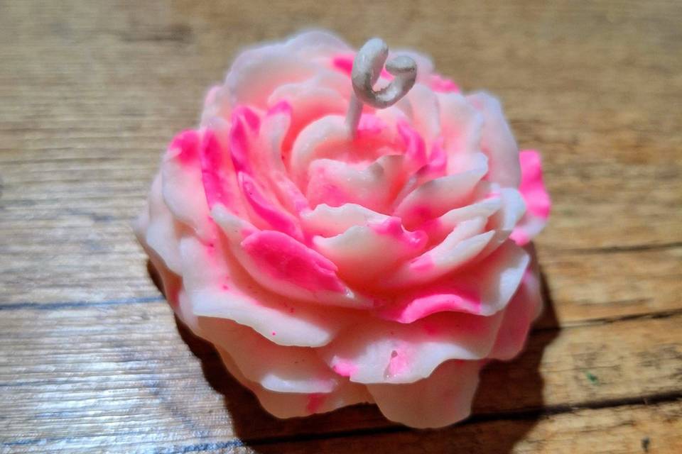 Vela aromática peonia