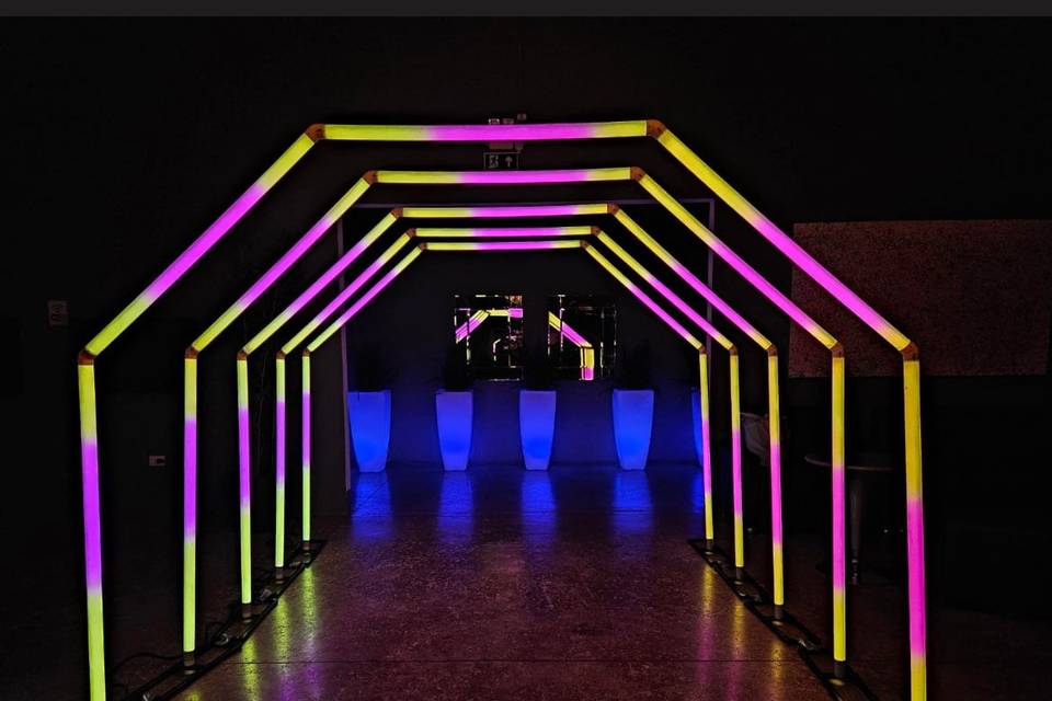 Tunel de led