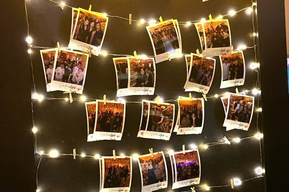 Quadro led polaroid