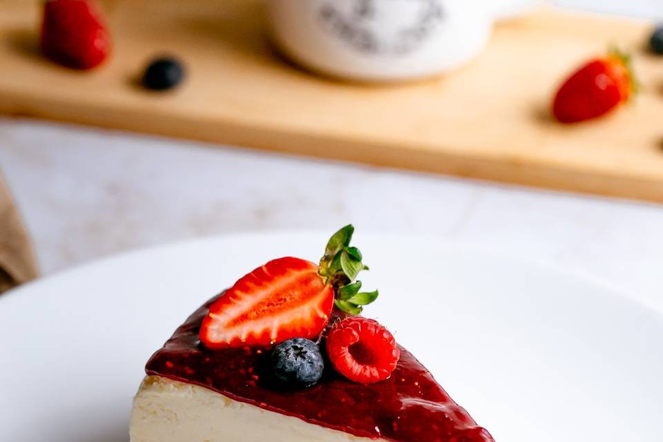 Cheesecake de frutas vermelhas