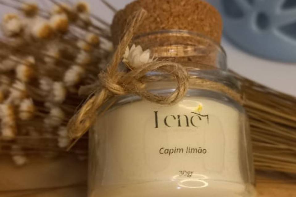 Mini vela vidro