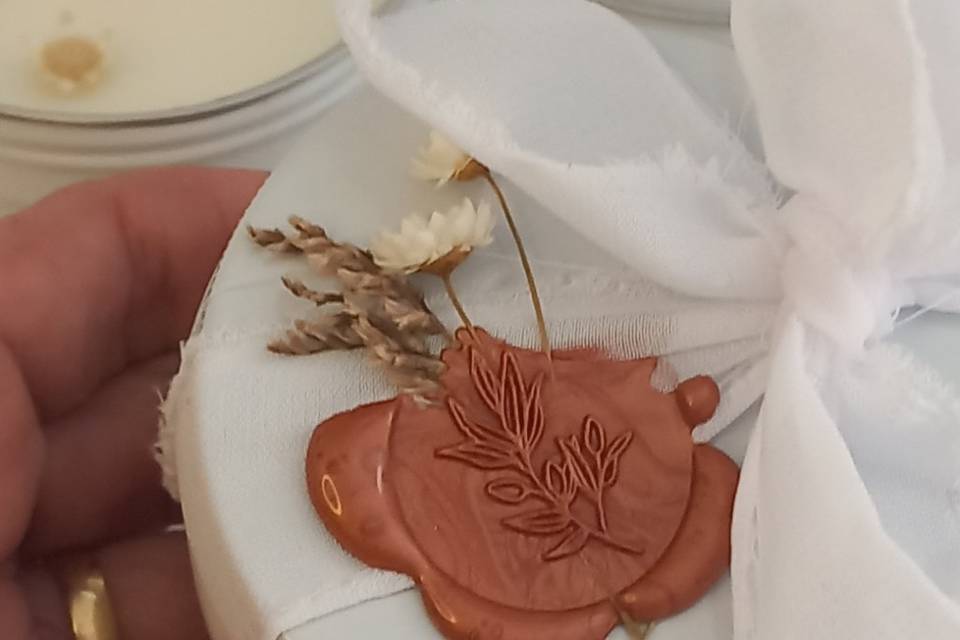 Vela latinha selo