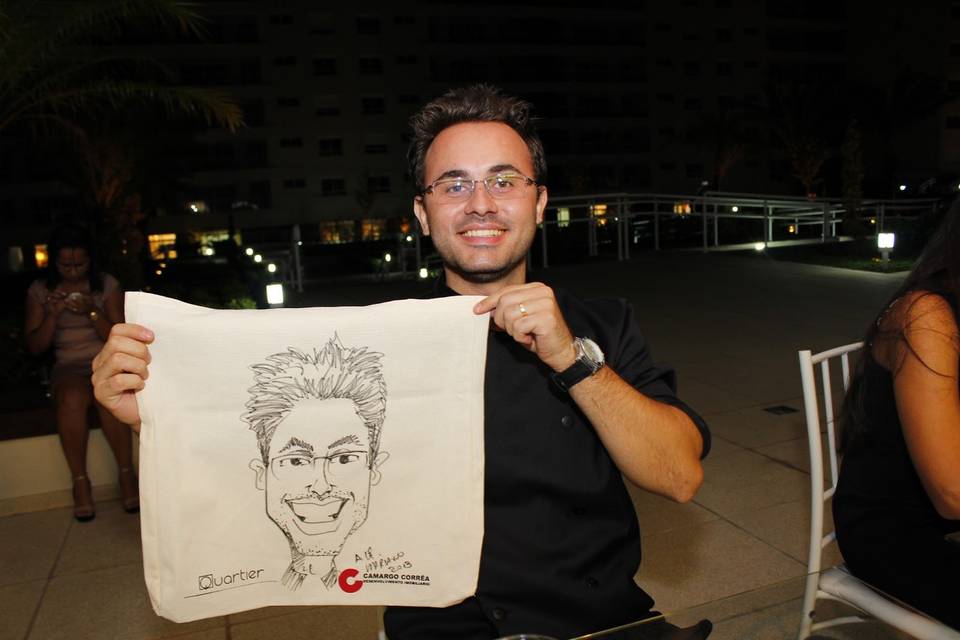 Caricaturas em eventos