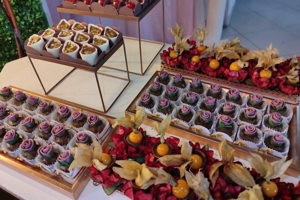 Mesa de doces finos