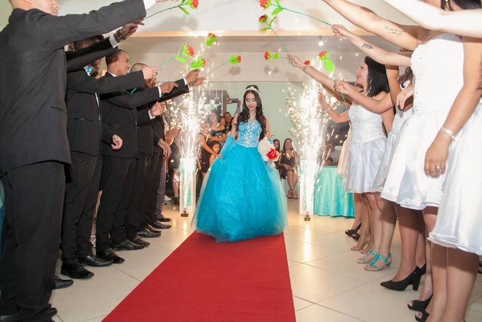 Entrada da debutante 15 anos