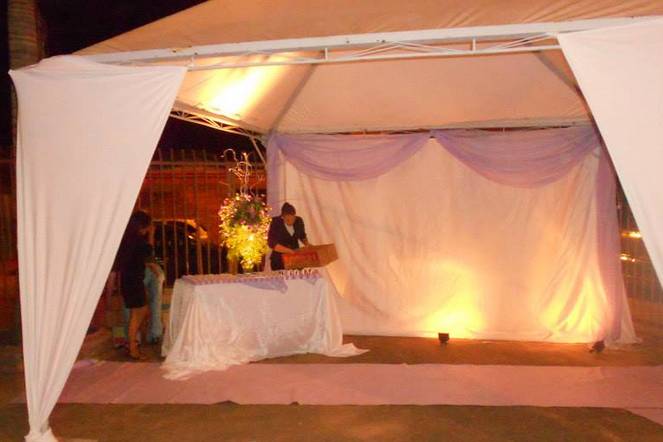 Tenda para comprimentos