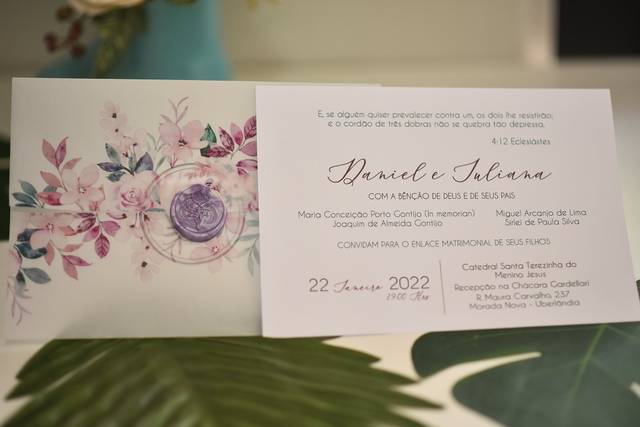 Convite de casamento