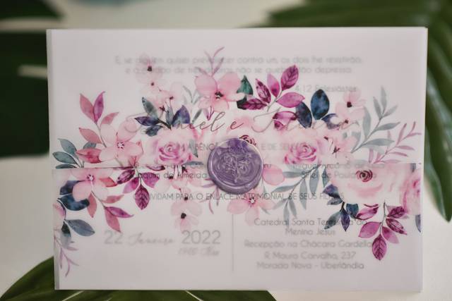 Convite de casamento