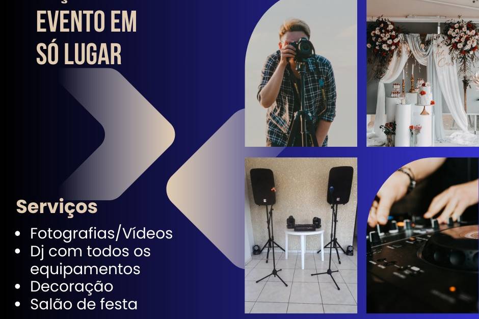 Faça o seu evnto em um só luga