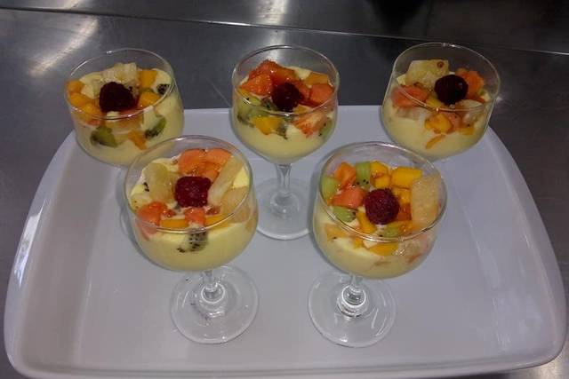Sobremesa: Zabaione de frutas