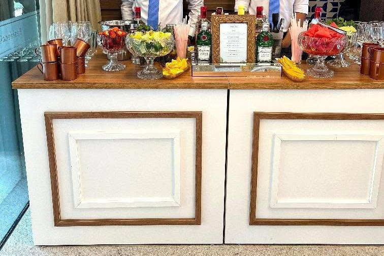 Open bar de drinks completo