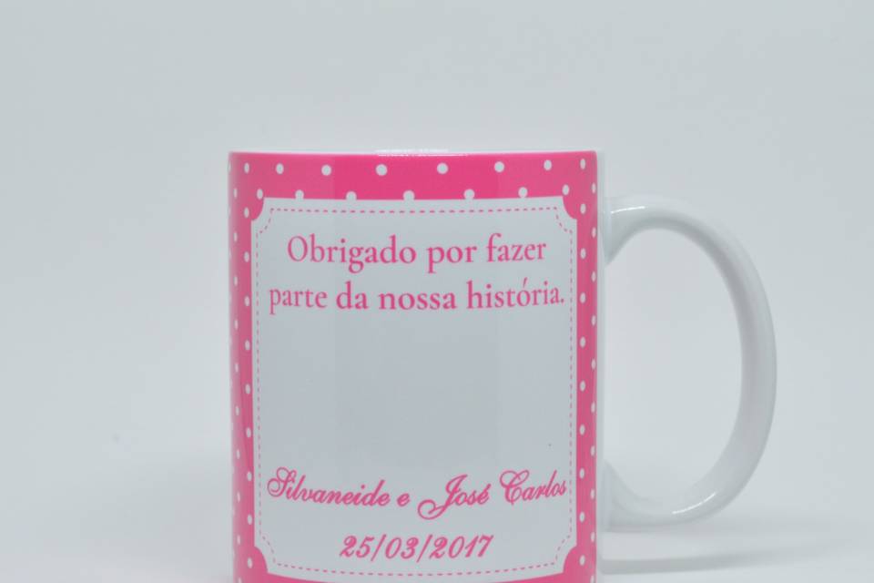 Caneca para madrinha