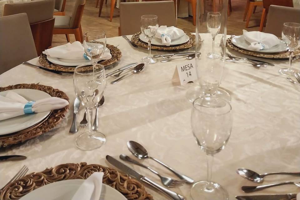 Mesa dos convidados