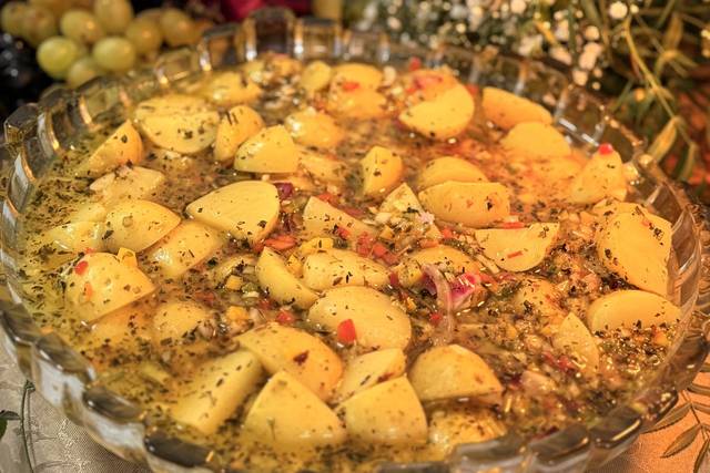 batatas em conserva
