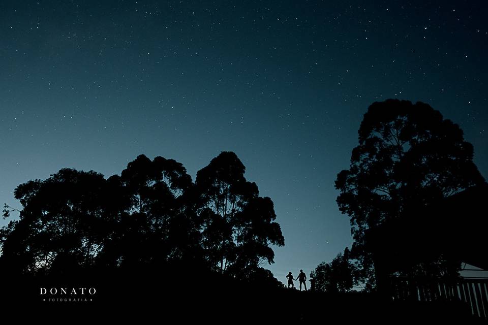 Noite estrelada.