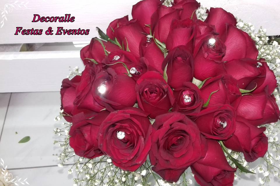 Buquet de noiva com strass