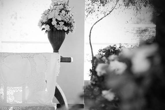 Na cerimônia de casamento