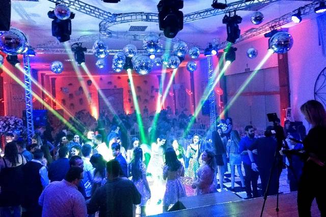 Iluminação de pista de dança