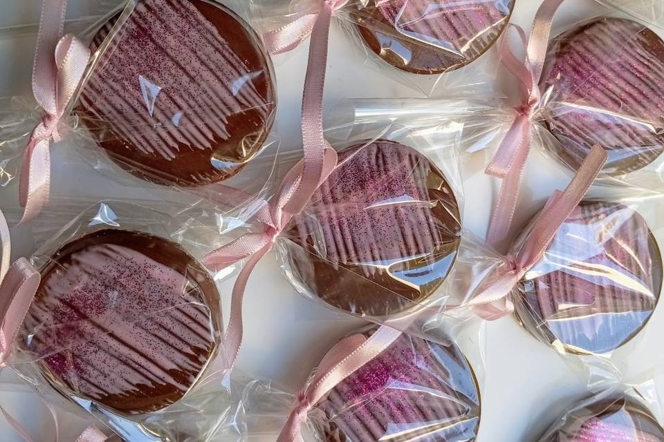 Pirulito de chocolate