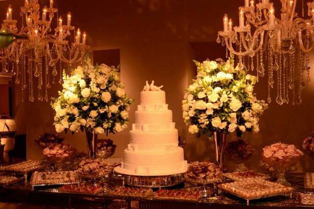 Decoração de mesa de doces