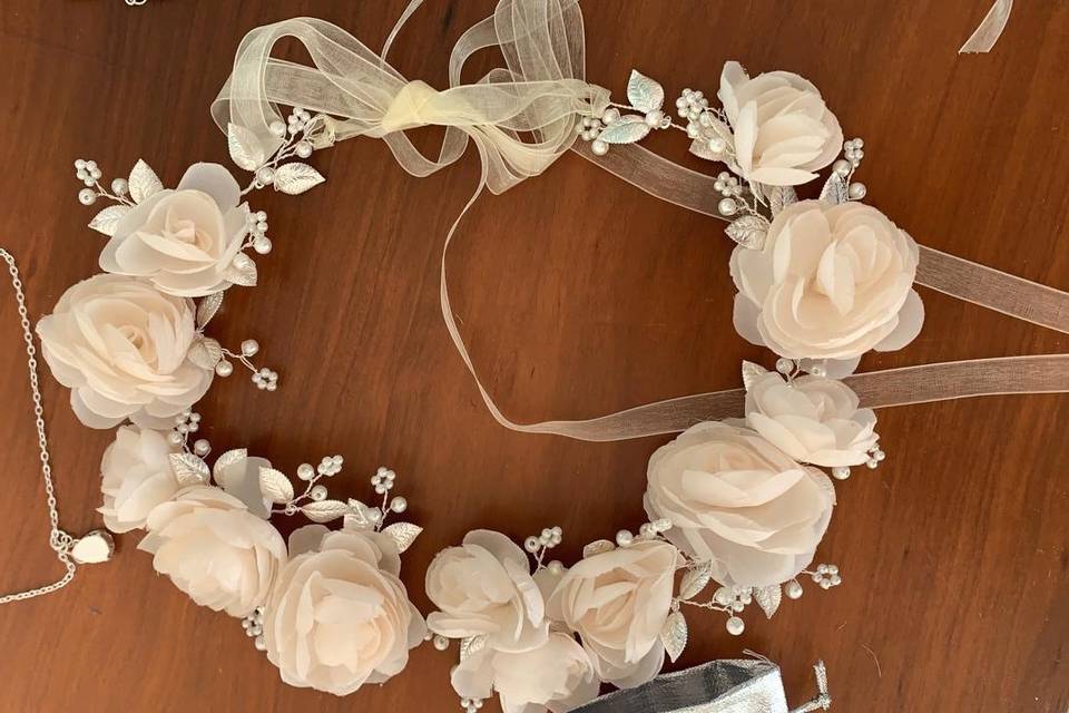 Headband para cabelo de noiva