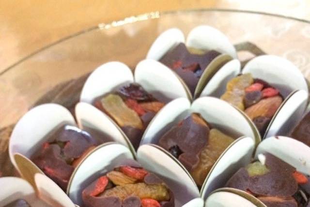 Bombons de frutas secas