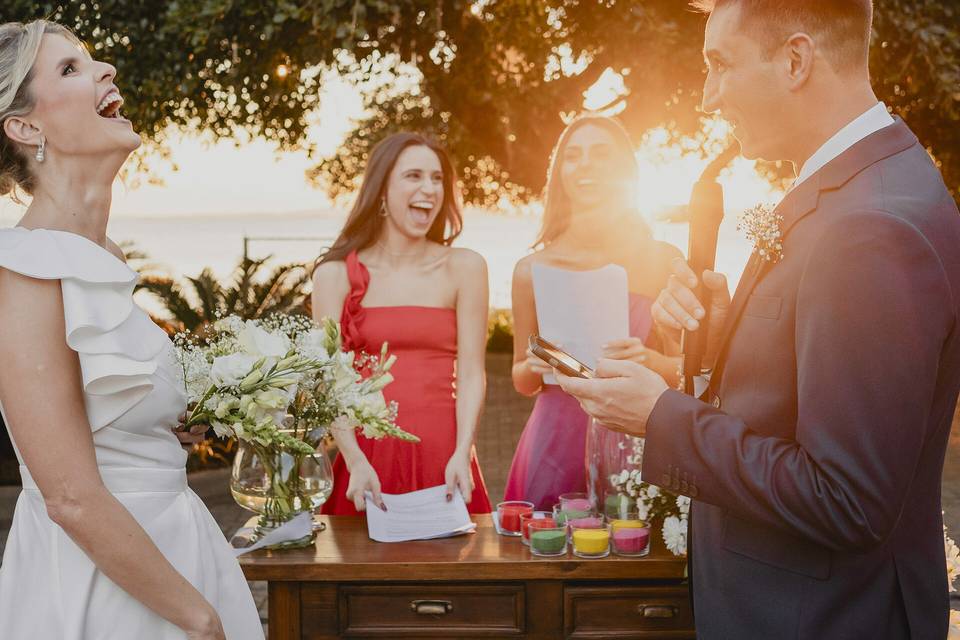 Casamento no fim de tarde