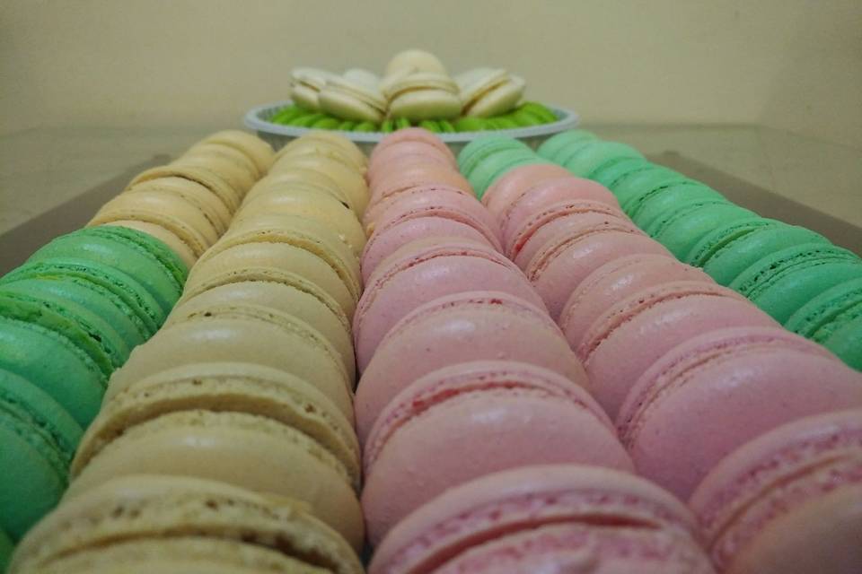 Festa com macarons