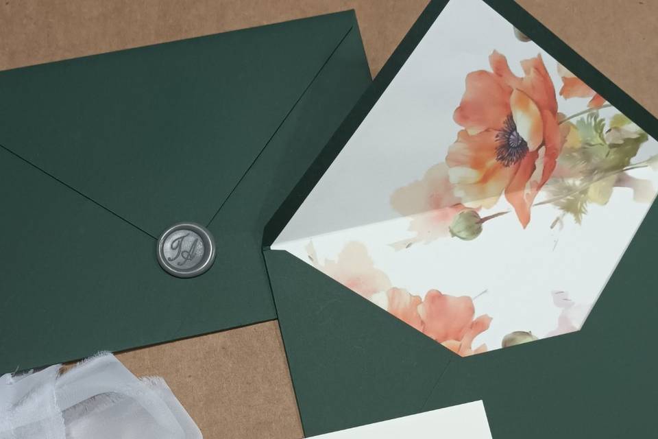 Envelope com forro
