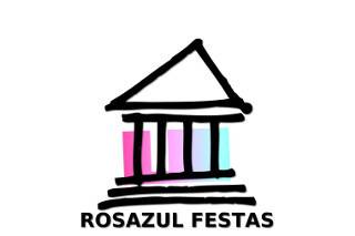 Rosazul festas logo