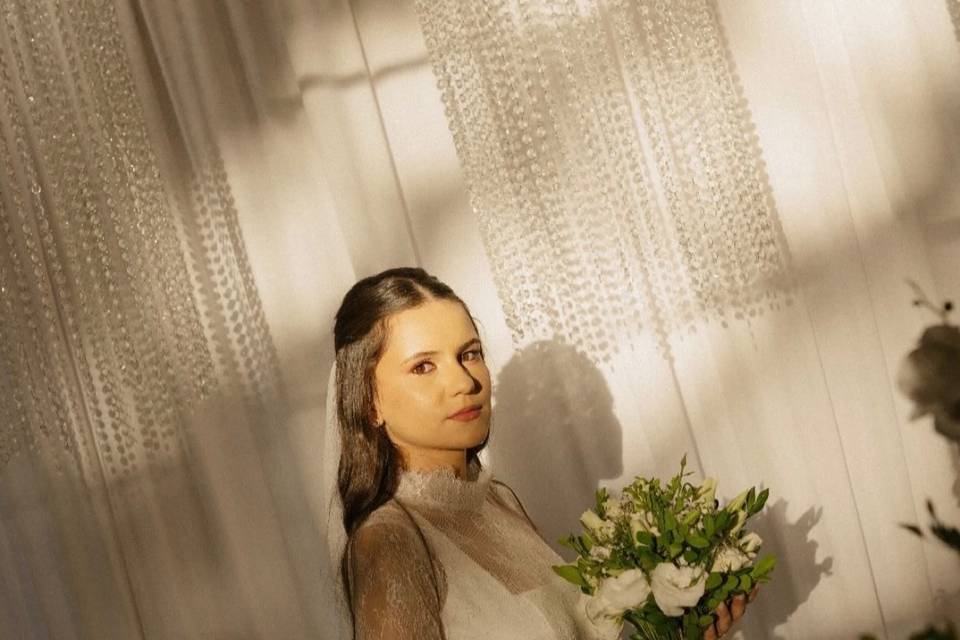 Vestido de noiva minimalista